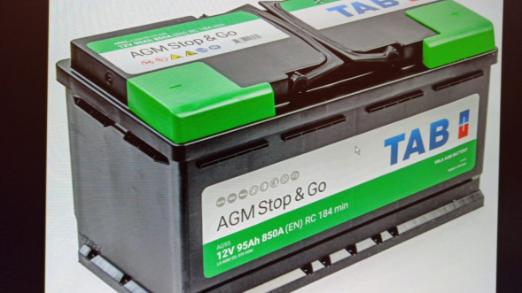 Аккумулятор TAB AGM 6СТ-95.0 Stop&amp;Go