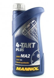 Масло мотор. 4-Takt MANNOL PLUS 10W40  1 л.(7202) (1*20шт)