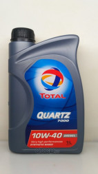 Масло мотор. 10W40 TOTAL QUARTZ 7000 Diezel API SN/CF ACEA A3/B4 пластик (1 л.) 1*12 шт.