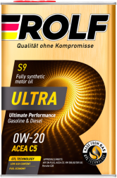 Масло мотор. ROLF ULTRA 0W20 ACEA С5 API SN plus 4л+1л (1*3шт)