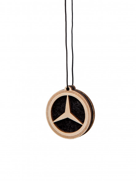 Автоподвеска МЕРС с ароматизатором круг.