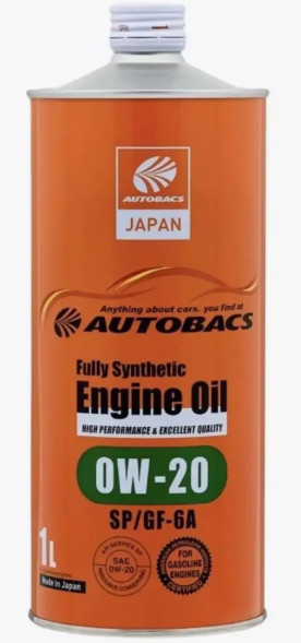 Масло мотор. 0W20 AUTOBACS ENGINE OIL FS  SP/GF-6A /  (1л)