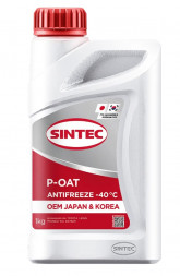 Антифриз A-40 Sintec OEM Japan&amp;Korea P-OAT red (красный) 1кг (1*12шт)