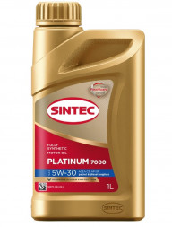 Масло мотор. SINTEC PLATINUM 7000 SAE 5W30 ACEA C2/C3 API SP 1л (1*12шт)