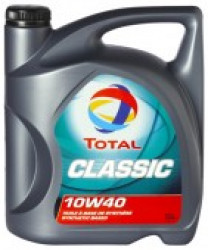 Масло мотор. 10W40 TOTAL CLASSIC API SL/CF ACEA A3/B4 пластик (5 л.) 1*3 шт.