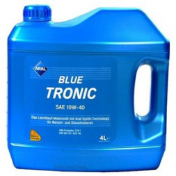 Масло мотор. 10W40 Aral Blue Tronic (4 л.) пластик 1*4 шт.