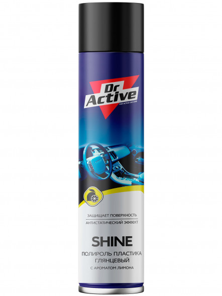 Sintec Полироль пластика салона Dr.Active &quot;Лимонный пирог&quot; 400мл (1*12шт)