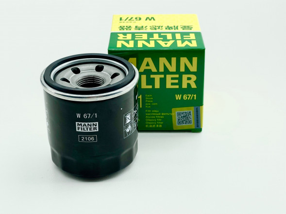 Фильтр масляный MANN W 67/1
