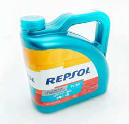 Масло мотор.  5W40 Repsol ELITE COMPETICION SN/CF A3/B4 пластик (4 л.) 1*5 шт.