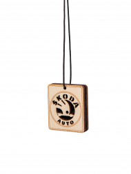 Автоподвеска ШКОДА с ароматизатором прямоуг.