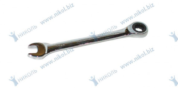 Ключ комбинированный трещоточный *13 CrV NOVA-PRO