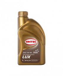 Масло мотор. SINTEC LUXE 5000 SAE 5W40 ACEA A3/B4 API SL/CF 1л (1*12шт)