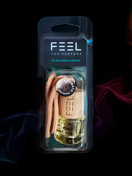 Освежитель воздуха &quot;FEEL&quot; TOP PERFUME по мотивам ARMANI (блистер с тестером аромата)