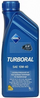 Масло мотор. 10W40 Aral Turboral (1л) 1*12 шт.