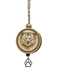 Ароматизатор подвеска CAROMI Медведь 2 в круге Парфюм Унисекс