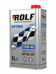 Масло мотор. ROLF Optima SAE 15W40 API SL/CF1л (1*12шт)