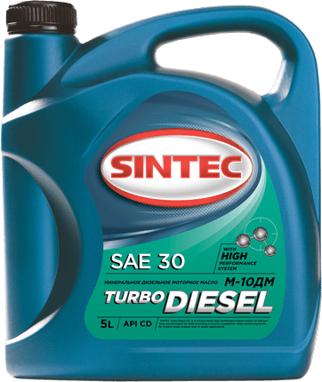 Масло мотор. SINTEC  М-10ДМ 5л (1*4шт)