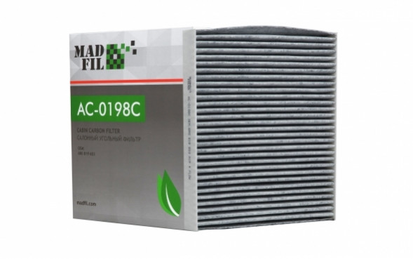 MADFIL Салонный фильтр, 6R0 819 653 угольный