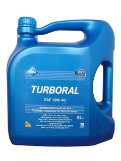 Масло мотор. 10W40 Aral Turboral (5л) 1*4 шт.