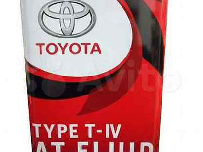 Масло трансм. ATF Type T-IV TOYOTA  JAPAN (TQ-D) (красная) (4 л) 1*6шт
