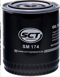 Фильтр масляный SCT SM 174 AUDI A4 / A6 / PASSAT 2.4-3.0 -06