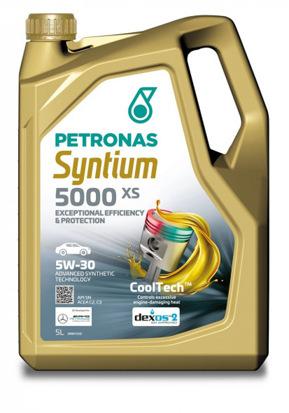 Масло мотор. 5W30 PETRONAS SYNTIUM 5000 XS SN, C2/C3 5л (1*4шт)