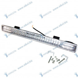 Фара-балка светодиодн 120 диодов (640*60 мм) линза с крепежом