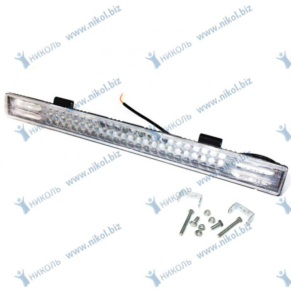 Фара-балка светодиодн 120 диодов (640*60 мм) линза с крепежом
