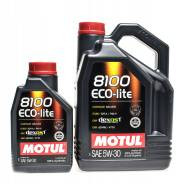 Масло мотор. MOTUL  5W30 8100 ECO-LITE (5л) 1*4 шт.