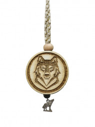 Ароматизатор подвеска CAROMI Волк 2 в круге Парфюм Унисекс