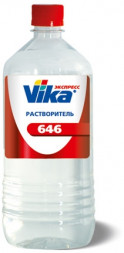 Растворитель 646 VIKA (1л) (пл.) 1*15 шт