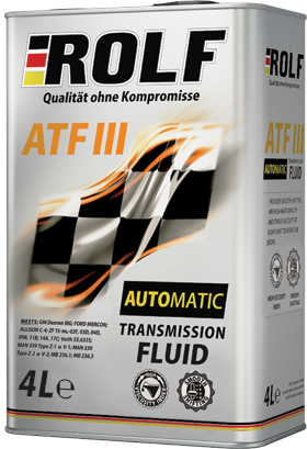 Масло трансм. ROLF ATF III 4л (1*4шт)