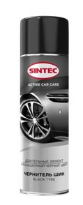 Sintec Чернитель шин Black Tyre 650мл (аэрозоль) (ПТ) 1*12шт