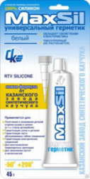 Автогерметик-клей белый (60г) MAXSIL (1*100шт)