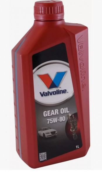 Масло трансм. 75W80 Valvoline GEAR OIL (1 л.) пластик 1*12 шт.