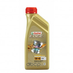 Масло мотор.  5W40 Castrol Edge A3/B4 SN/CF пластик (1 л.) 1*12 шт.
