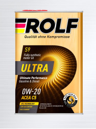 Масло мотор. 0W20 ROLF ULTRA C5 SN plus (4л) 1*4шт