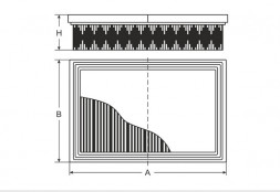 Фильтр воздушный SCT SB 2436 LADA (+ Chevrolet Niva) Vesta, X-RAY