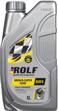 Жидкость тормоз. ROLF Break &amp; Clutch Fluid DOT-4 1л 1*12