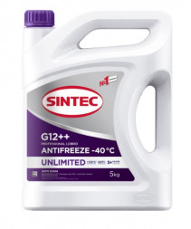 Антифриз A-40 Sintec UNLIMITED G12 ++ (лобридный) 5кг (1*4шт) NEW