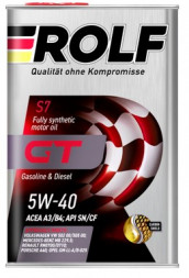 АКЦИЯ Масло мотор. 5W40 ROLF GT A3/B4 SN/CF Акция 4л по цене 3л (4 л) 1*4шт
