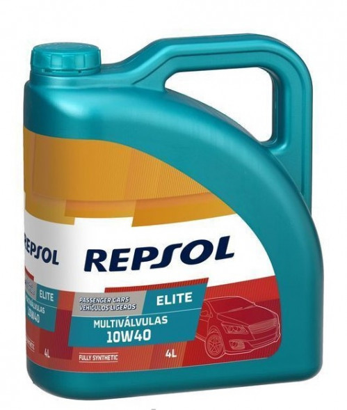 Масло мотор. 10W40 Repsol ELITE Multivalvulas SN/CF A3/B4 пластик (4 л.) 1*5 шт.
