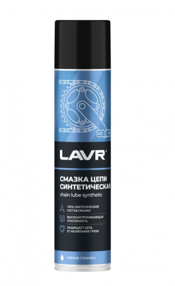 Ln1906 Смазка цепи Синтетическая, LAVR   400 мл  (12 шт)