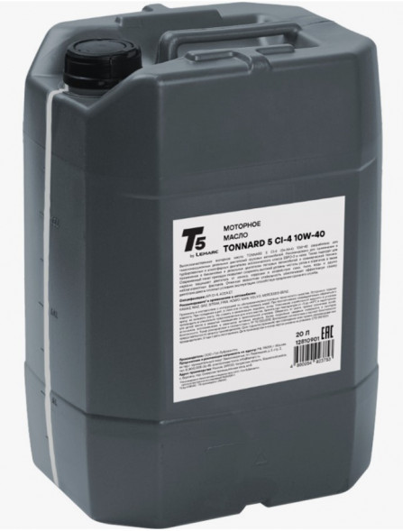 Масло моторное 10W40 LEMARC TONNARD 5 CI-4  20л