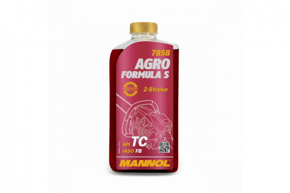Масло мотор. 2-Takt MANNOL AGRO Fo STIHL TC синт. 1 л. (1*12шт)