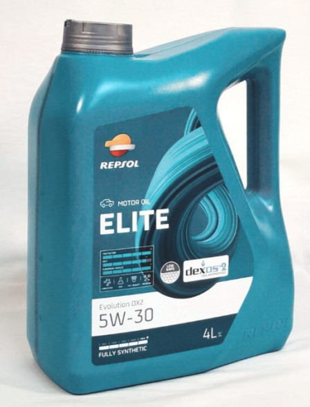 Масло мотор.  5W30 Repsol ELITE Evolution DX2 SN/CF C3 пластик (4 л.) 1*5 шт.