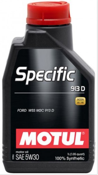 Масло мотор.  5W30 MOTUL SPECIFIC FORD 913 D A5/B5 пластик (1 л.) 1*12 шт.