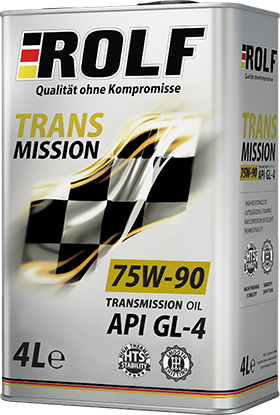 Масло трансм. 75W90 ROLF Transmission GL-4 (4л) 1*4шт