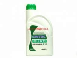 Антифриз A-40 Sintec Euro G11 (ЗЕЛЁНЫЙ)  (1 кг) 1*15шт