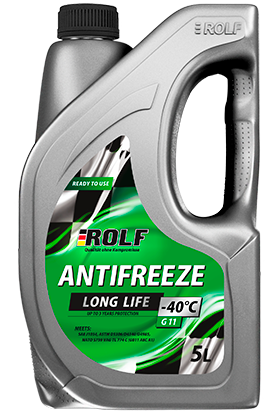 Антифриз ROLF G11 (Green)   5л (1*4)